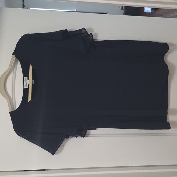 Calvin Klein Women's Dark Blue Blouse - Picture 1 of 4